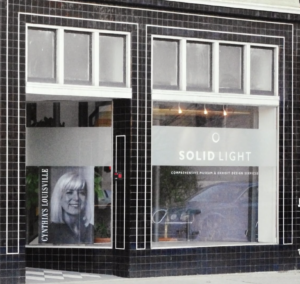 Image of the front of a former Solid Light office in Downtown Louisville